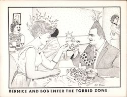 Bernice and Bob Enter the Torrid Zone Cartoons Postcard Postcard Postcard