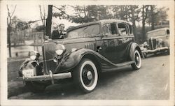 Man with Decorated Car Cars Original Photograph Original Photograph Original Photograph