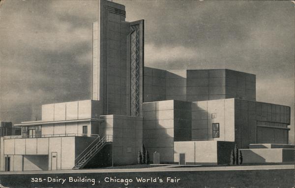 Dairy Building - Century of Progress, 1933 Chicago, IL Postcard