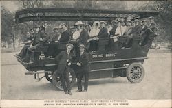 One of Sebree's "Seeing Paris" Sight-Seeing Automobiles France Postcard Postcard Postcard