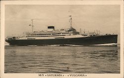 M/S Saturnia Valcania Boats, Ships Postcard Postcard Postcard