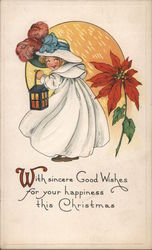 With sincere good wishes for your happiness this Christmas Children Postcard Postcard Postcard