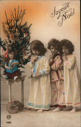 Joyeux Noel Children Postcard Postcard Postcard