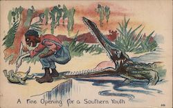 A fine opening for a Southern youth Postcard