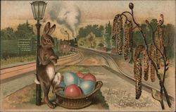 Easter Greetings Postcard