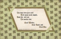 This Busy Little Post Card Doth Many Needs Supply, And This Will Say Till Another Day Postcard