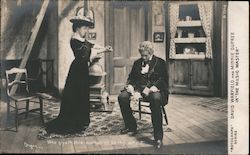 David Warfield and Minnie Dupree in "The Music Master" Postcard