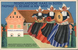 Nederlandsche Kaas en Boter Fromage et Beurre de Hollande Advertising Postcard Postcard Postcard