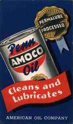 Amoco Penn Oil American Oil Company Postcard