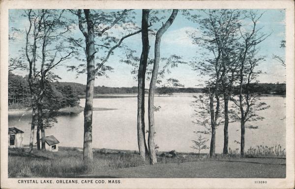 Crystal Lake Orleans, MA Postcard