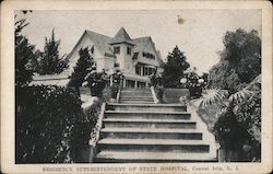 Residence Superintendent of State Hospital Central Islip, NY Postcard Postcard Postcard