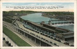 New York State Barge Canal Terminal and South Entrance Rochester, NY Postcard Postcard Postcard