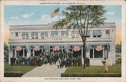 Lamar Bath House Postcard