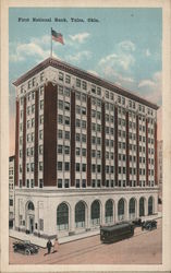 First National Bank Postcard