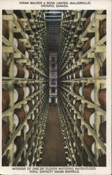 Hiram Walker & Sons Whisky Warehouses Postcard