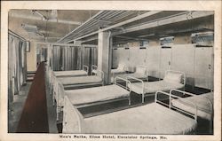 Men's Baths, Elms Hotel Excelsior Springs, MO Postcard Postcard Postcard