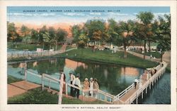 Summer Crowd, Maurer Lake Excelsior Springs, MO Postcard Postcard Postcard