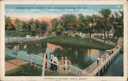 Summer Crowd at Maurer Lake Postcard