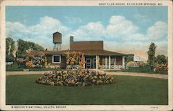 Golf Club House Excelsior Springs, MO Postcard Postcard Postcard