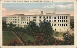 Schenley High School Grant Boulevard Postcard