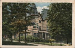 Kellogg Memorial Hall, Chautauqua Institution Chautauqua Lake, NY Postcard Postcard Postcard