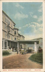 Mammoth Hotel, Yellowstone Park Postcard