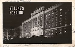 St. Luke's Hospital Postcard