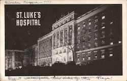 St Luke's Hospital Kansas City, MO Postcard Postcard Postcard