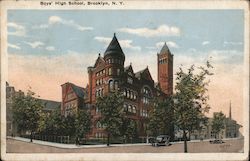 Boy's High School Brooklyn, NY Postcard Postcard Postcard