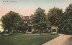 Front View of Friendship Hill - Home of Albert Gallatin Postcard