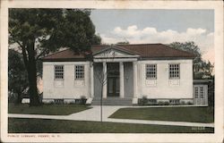 Public Library Postcard