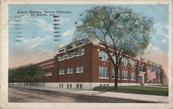 Armory Building Perdue University Postcard